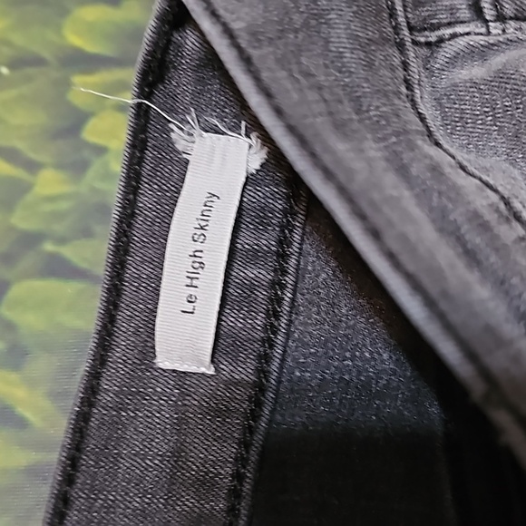 Frame Le High Skinny Raw Hem Jeans Size 25 - Picture 4 of 7